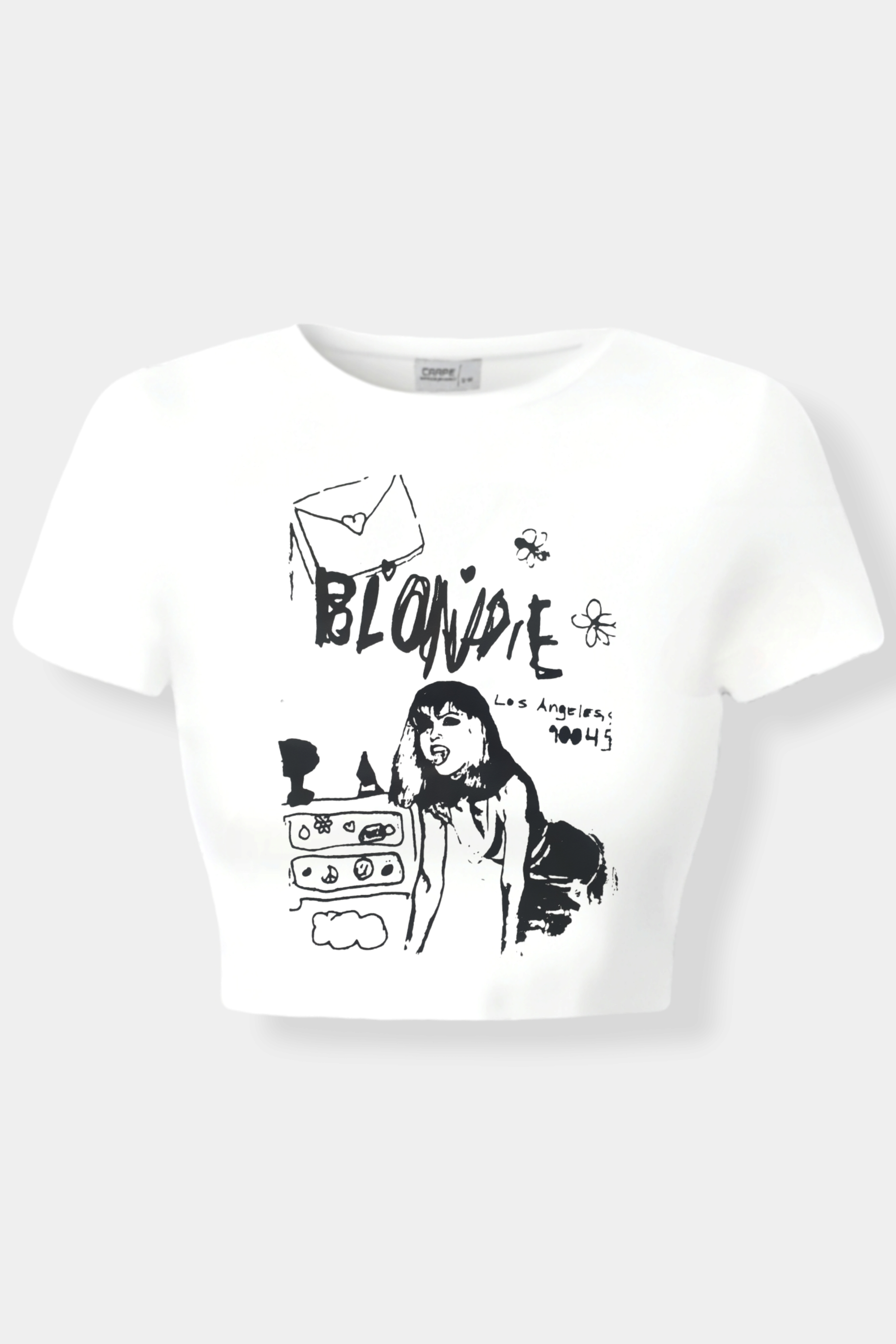 White Blondie Crop