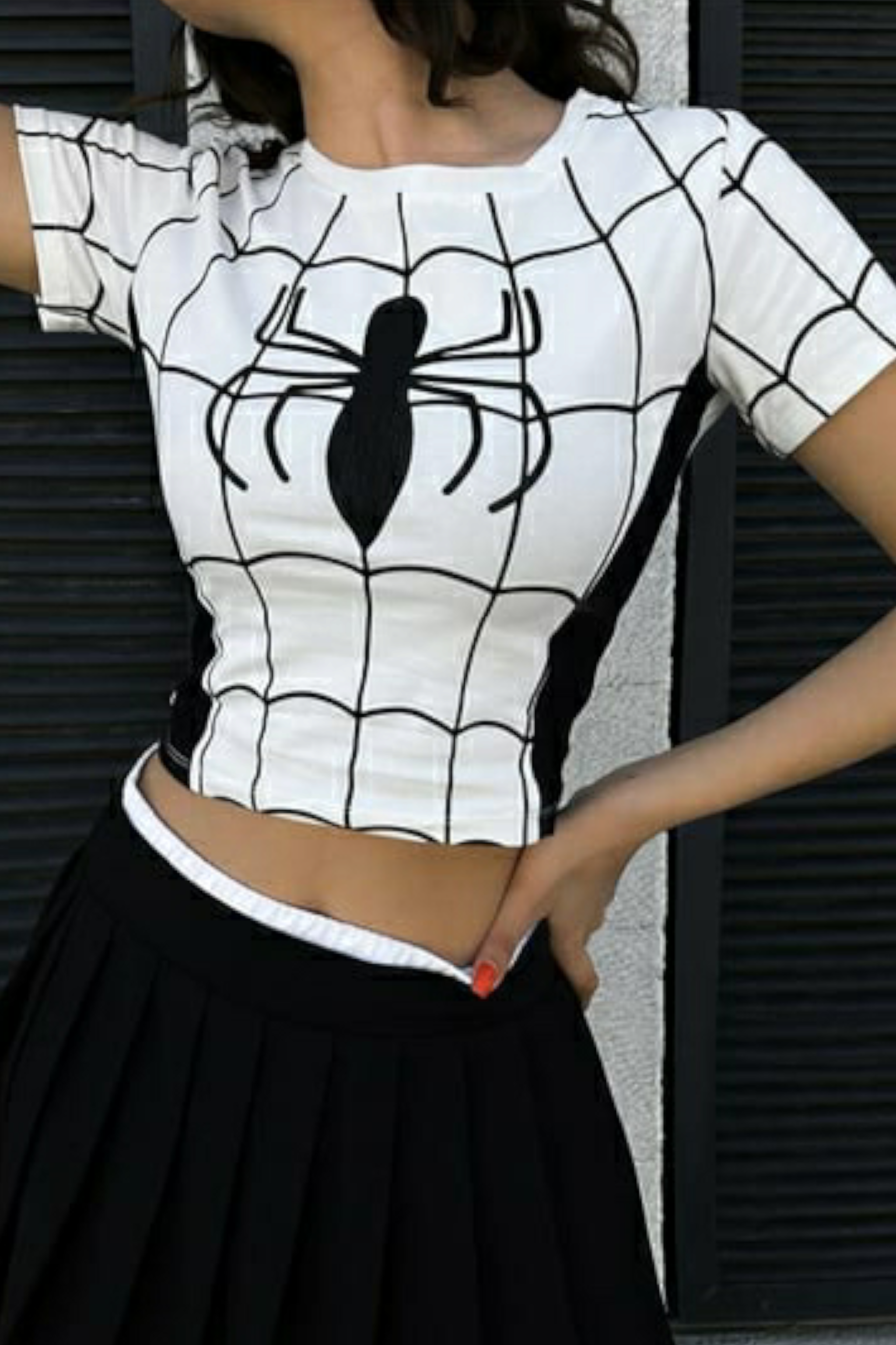 White Dark Spider Bluz