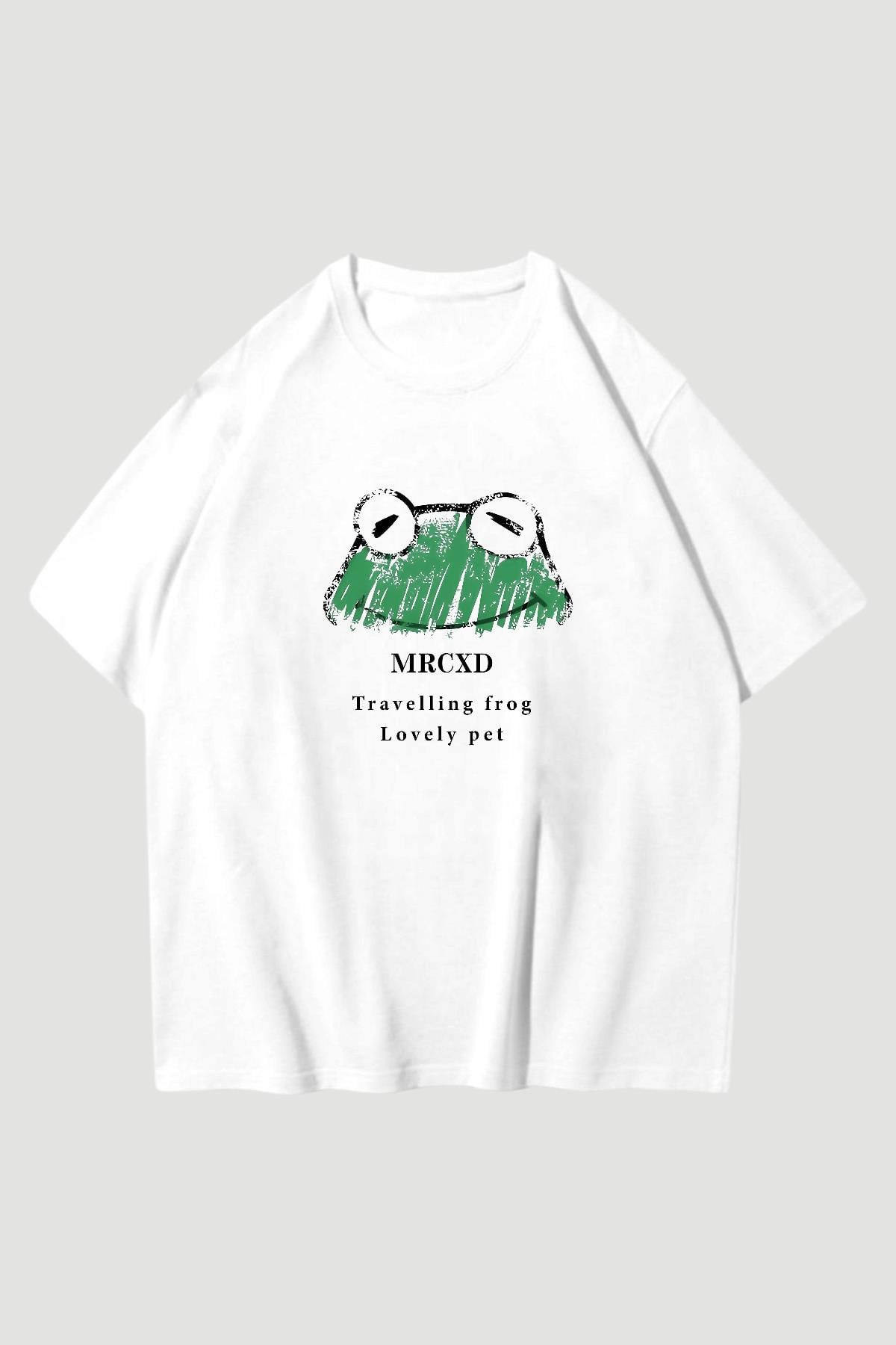 White Frog Oversize T-shirt