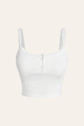 White Lace Detail Bluz
