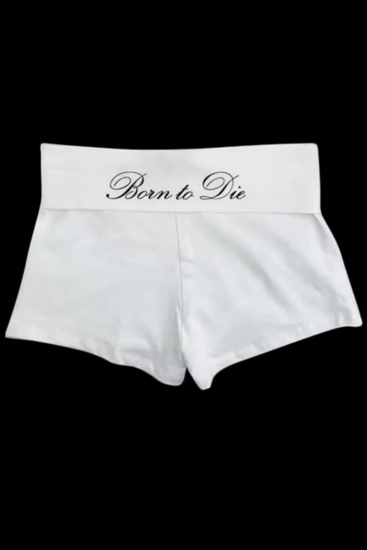 White Lana Del Rey Born To Die Şort