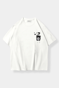 White Robot Oversize T-shirt