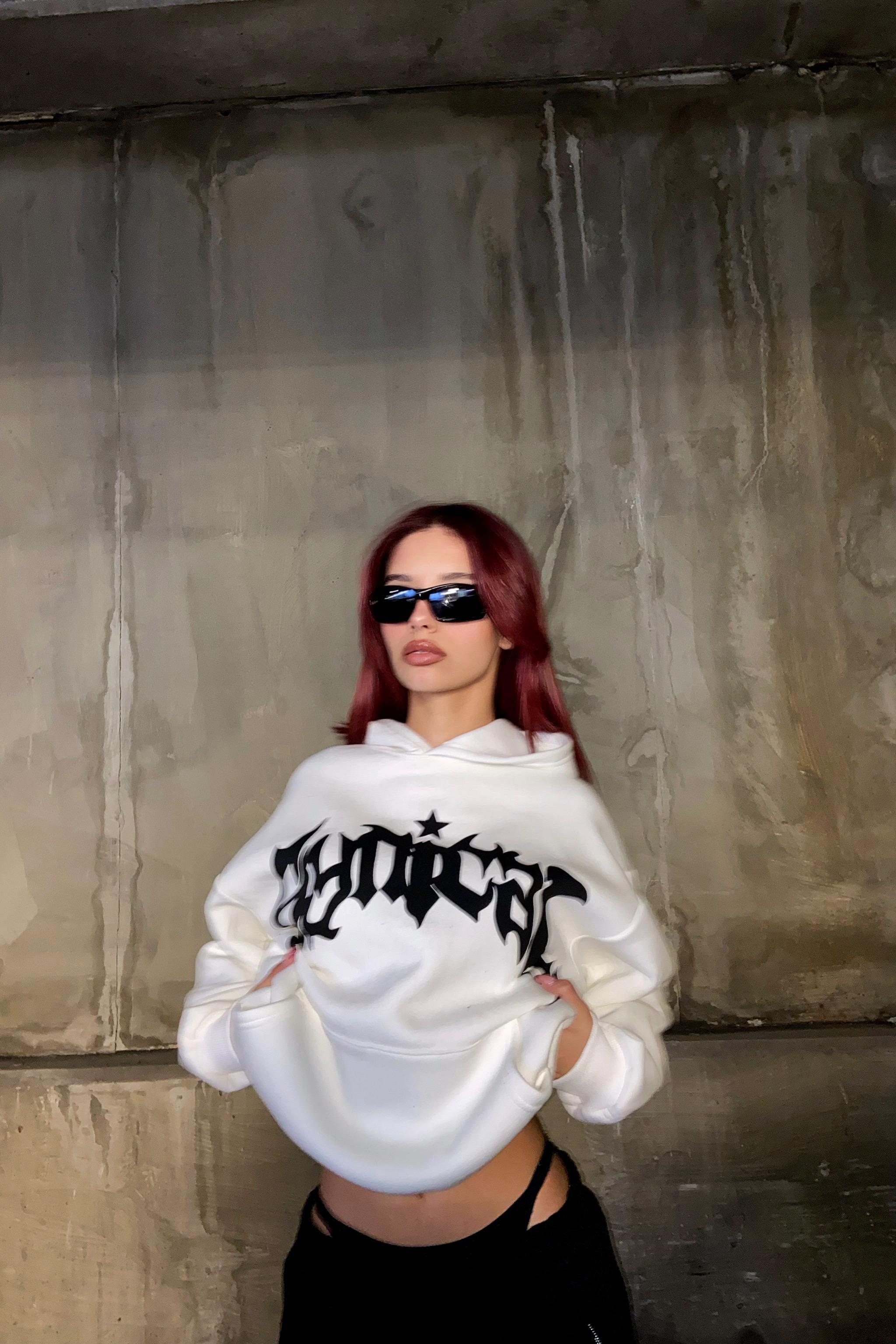 White Stone 3 İplik Sweatshirt