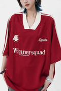 Winnersquad Red Oversize T-shirt
