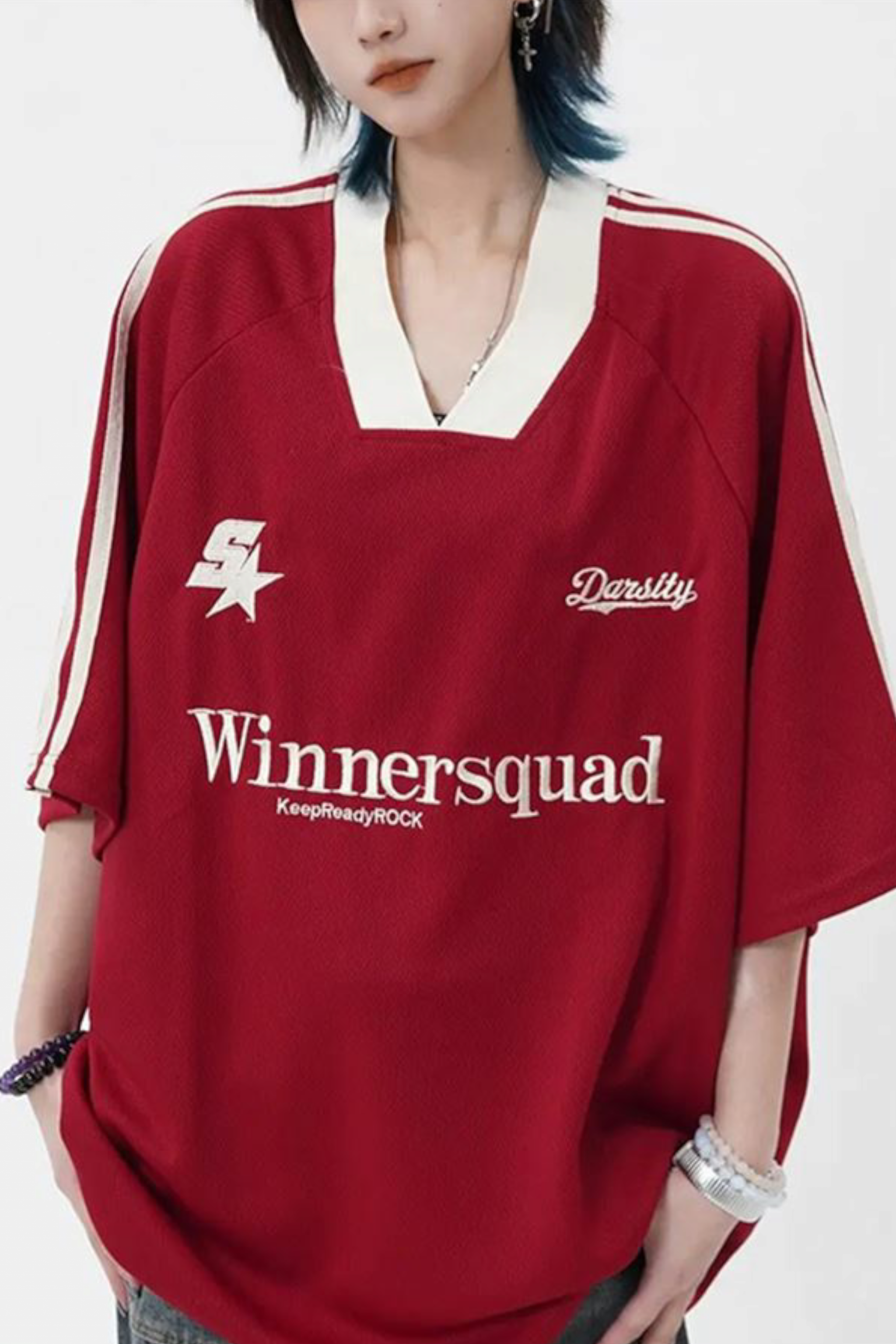 Winnersquad Red Oversize T-shirt