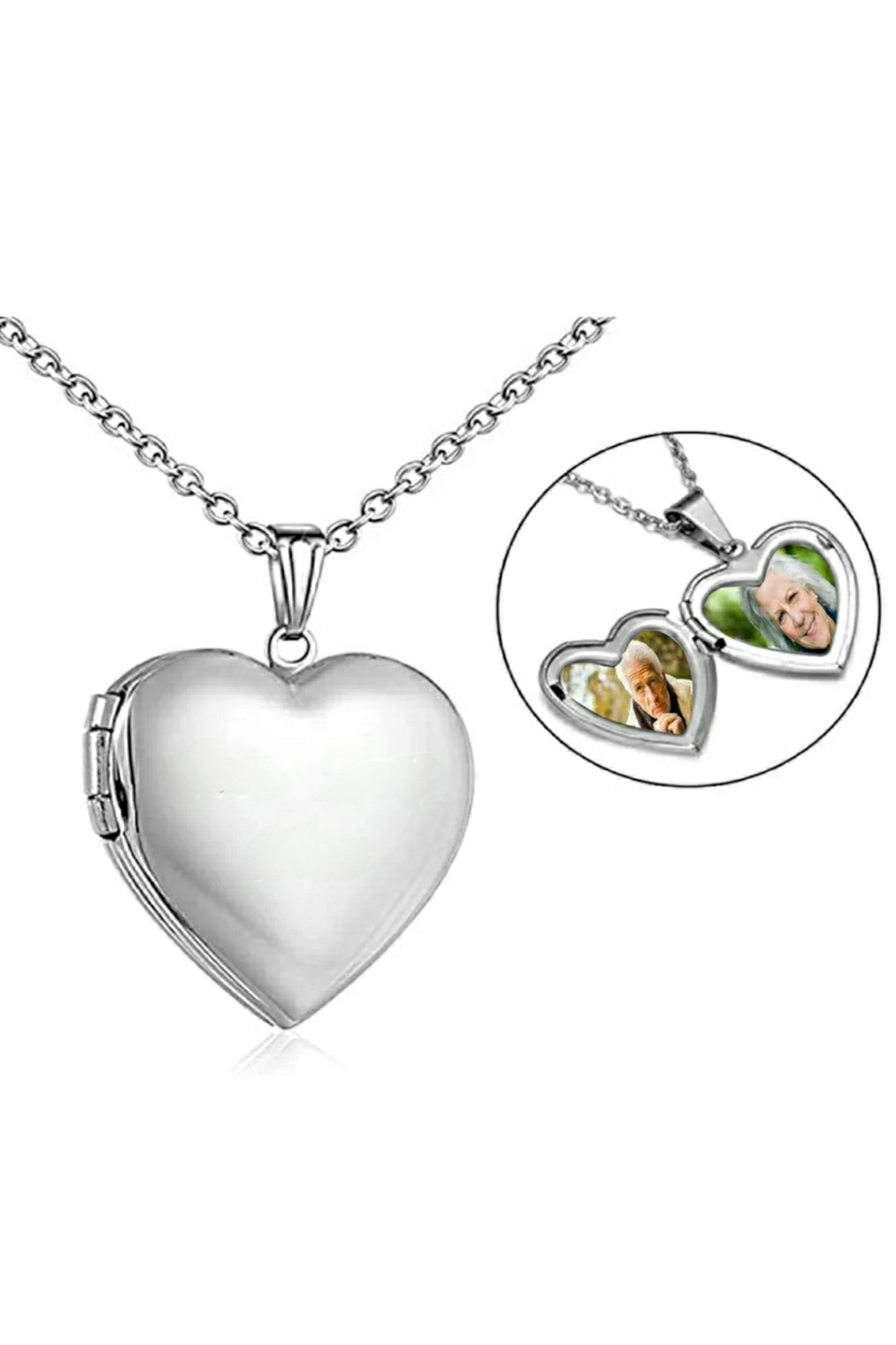 With Lid Heart Kolye