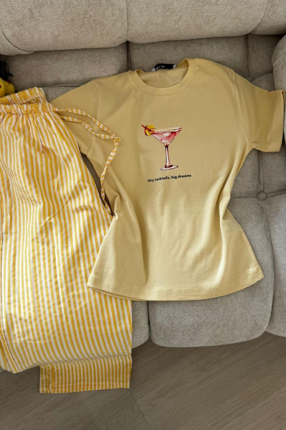 Yellow Pink Glass Tam Boy Bluz