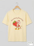 Yellow Strawberry Oversize T-shirt