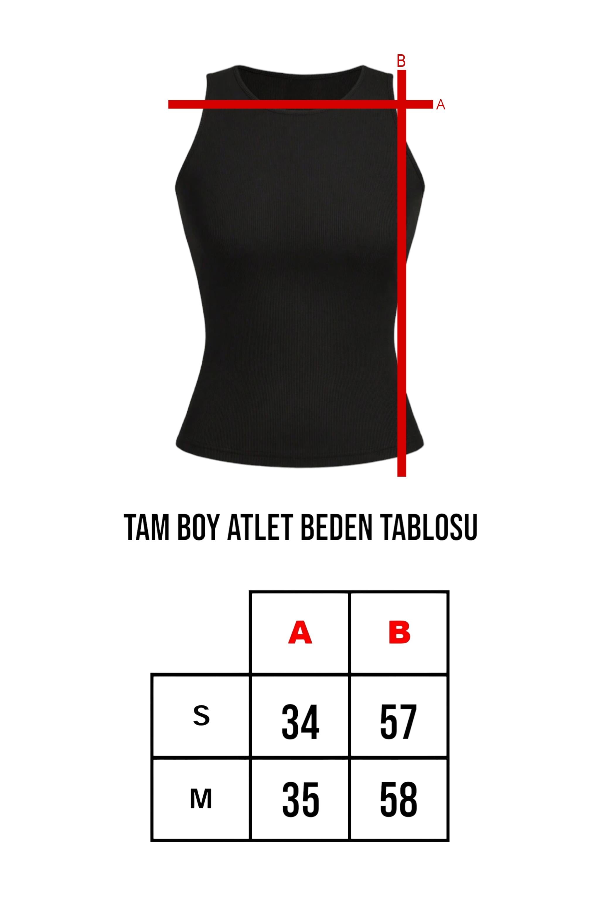 Yeşil Tam Boy Atlet