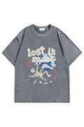 Yıkamalı Lost Oversize T-shirt