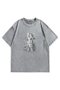 Yıkamalı Speak Up Oversize T-shirt
