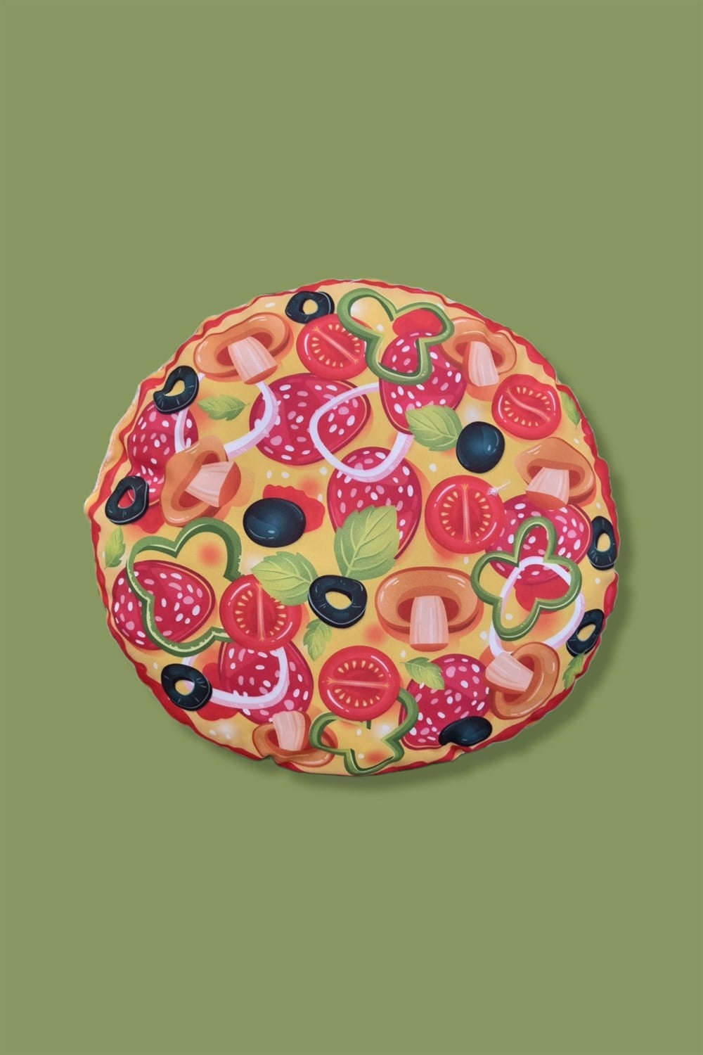 Yuvarlak Pizza Yastık